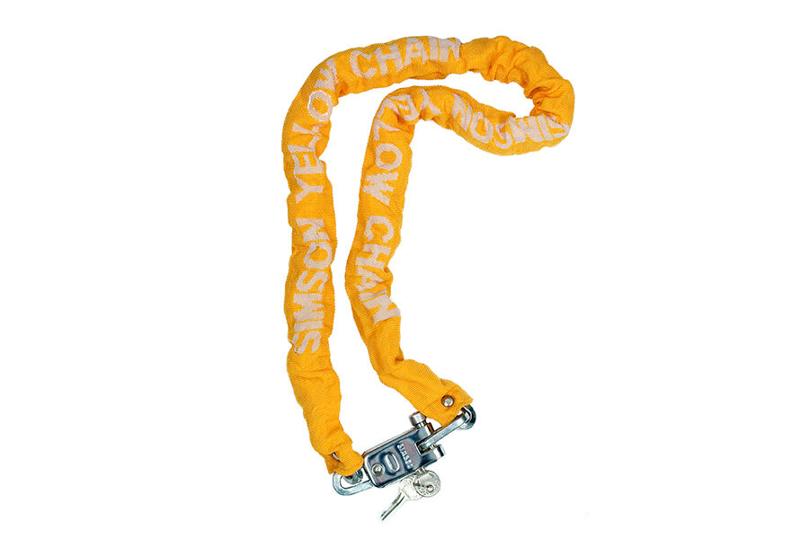 Yellow bike chain hotsell